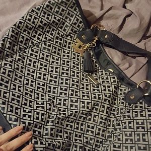 Tommy Hilfiger blue logo tote